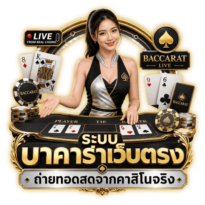 ถ่ายทอดสดจากคาสิโนจริง