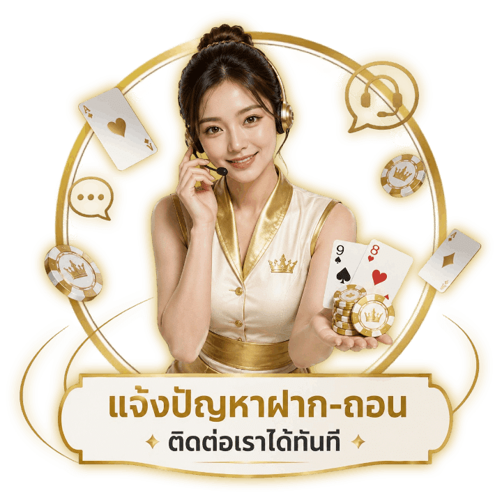 แจ้งปัญหาการฝากถอน