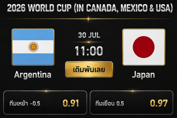 2026 WORLD CUP Argentina 30 JUL 11:00 Japan